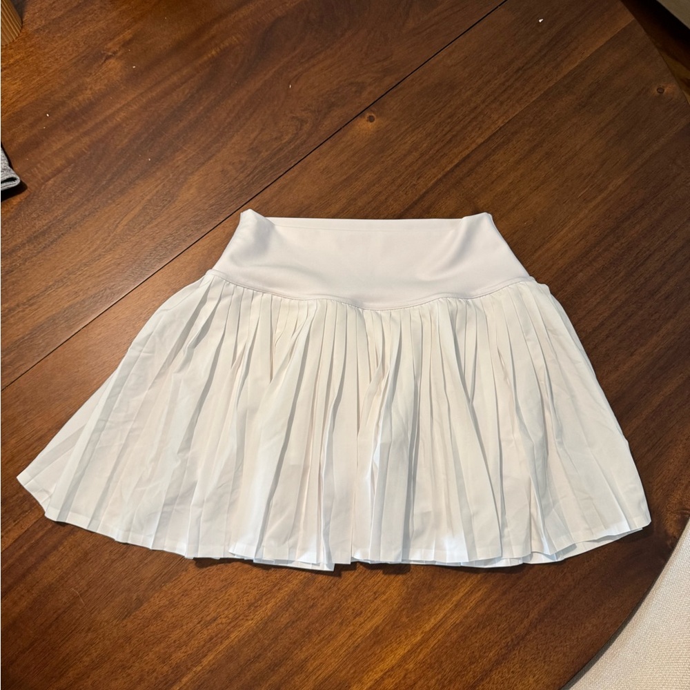 Alo White Tennis Skirt